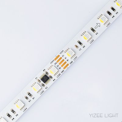 ডিজিটাল আরজিবি এলইডি স্ট্রিপ DMX512 60LEDs/M 12mm 14.4W/M 5050 ড্রিম কালার এলইডি স্ট্রিপ