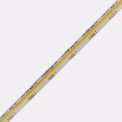 CRI90 24VDC COB LED স্ট্রিপ 2700K - 6000K CCT নিয়মিত 608 চিপ / এম 8 মিমি LED টেপ
