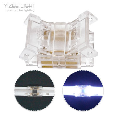 সুবিধাজনক সংযোগ 4 পিন LED স্ট্রিপ সংযোগকারী 10mm COB LED স্ট্রিপ জন্য