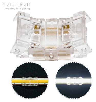 COB LED স্ট্রিপ সংযোজক কোণ স্ট্রিপ থেকে স্ট্রিপ 8mm 2PIN COB LED স্ট্রিপ জন্য