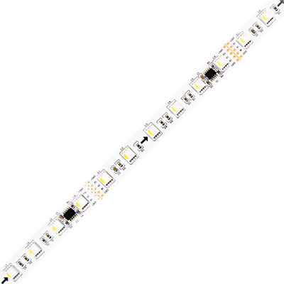 ডিজিটাল অ্যাড্রেসযোগ্য DMX RGB LED স্ট্রিপ লাইট DC24V SMD5050 প্রোগ্রামযোগ্য LED স্ট্রিপ